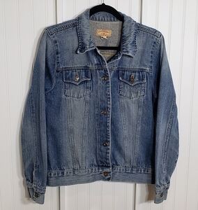 Steve & Barry's Y2K Denim Jean Jacket Trucker EUC Size Medium